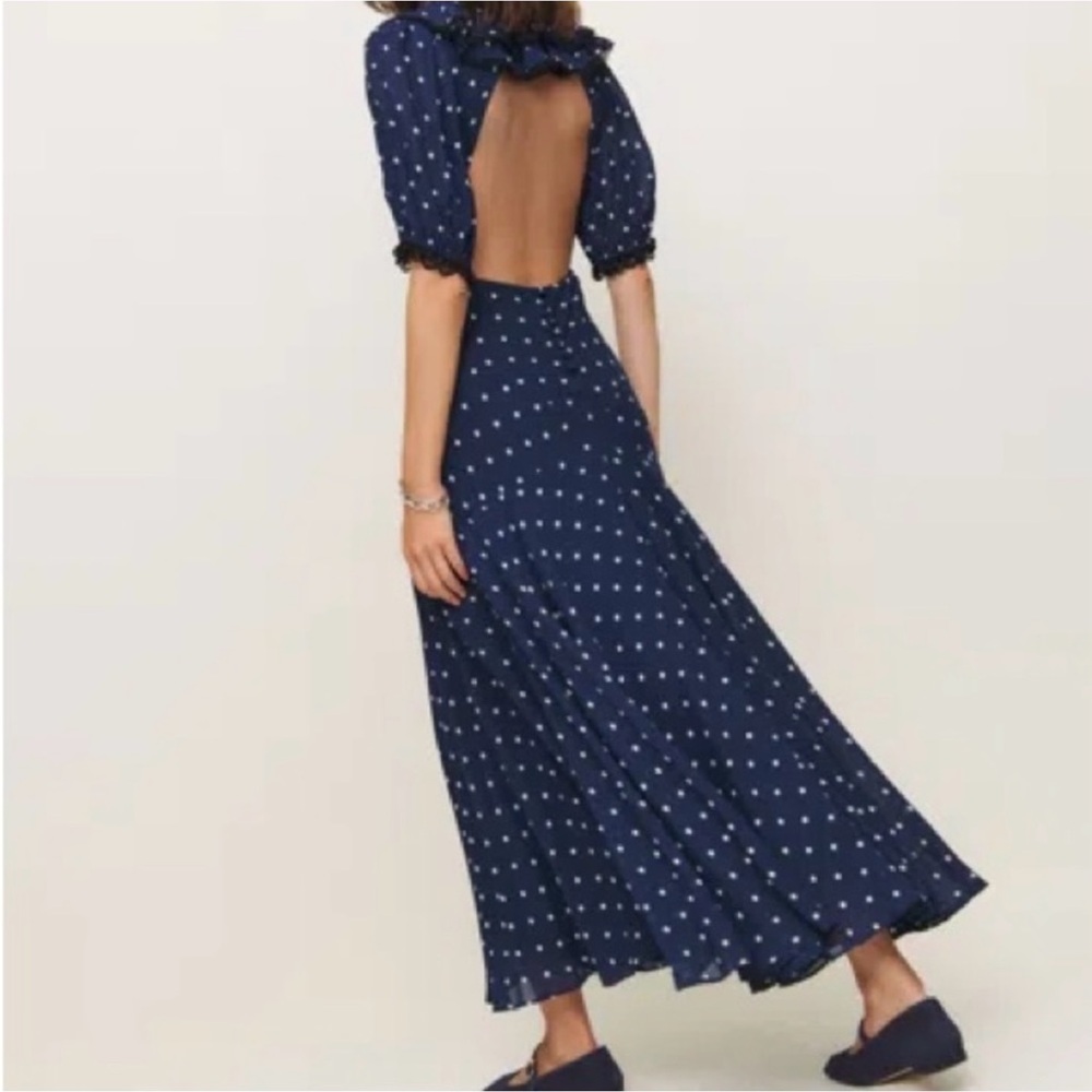 Elegant Reformation Evra Dress Size 6 - Picture 3 of 6